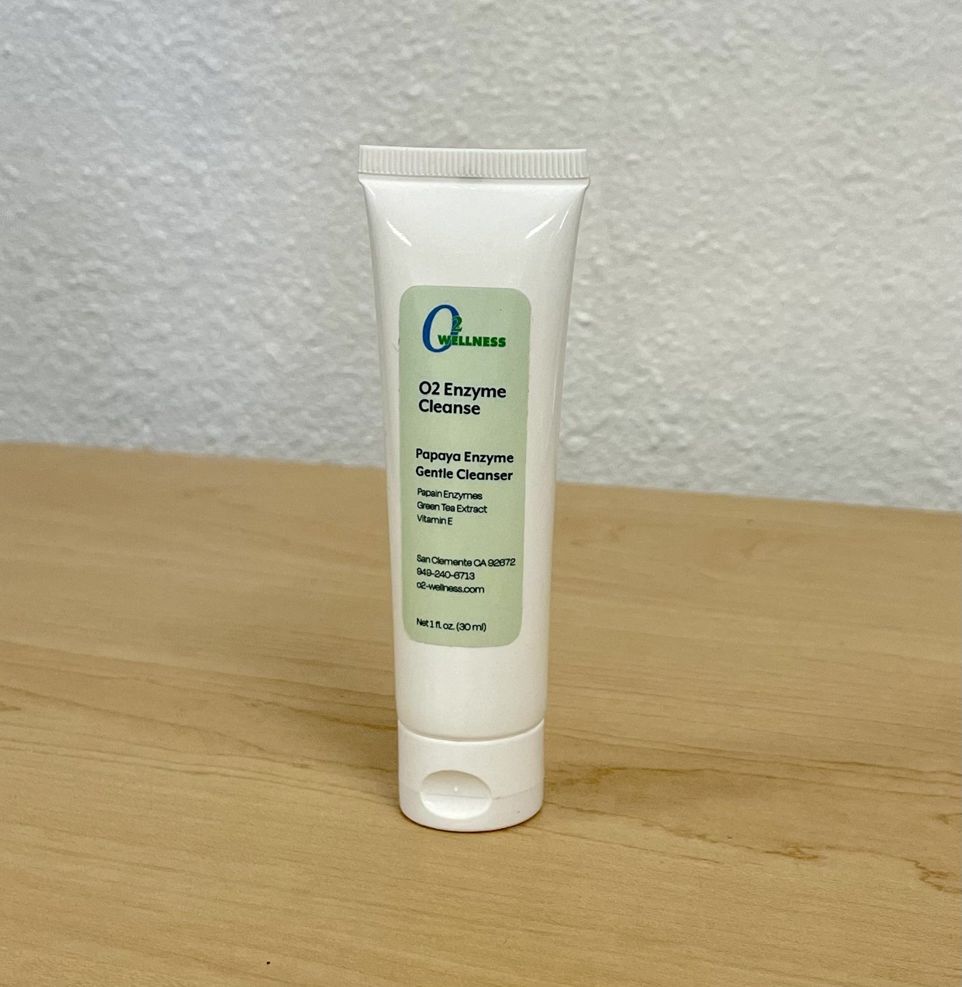 O2 Enzyme Cleanse Papaya Gentle Cleanser