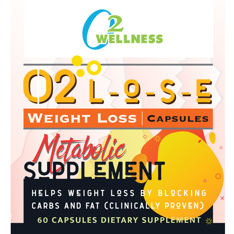 O2 Lose Weight Loss Supplement (60 COUNT/PKG)