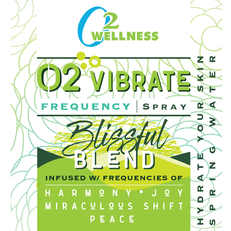 O2 Vibrate Frequency Spray - Blissful