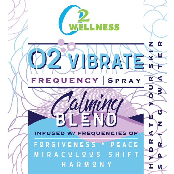 O2 Vibrate Frequency Spray - Calming