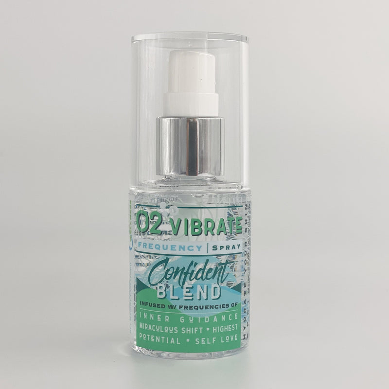 O2 Vibrate Frequency Spray - Confident