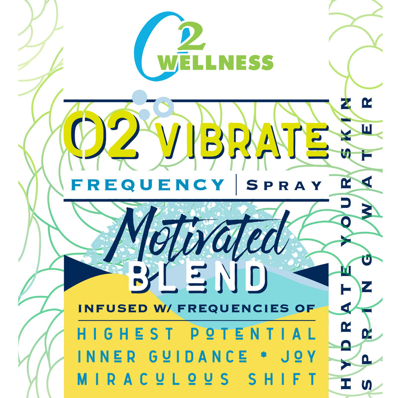 O2 Vibrate Frequency Spray - Motivated
